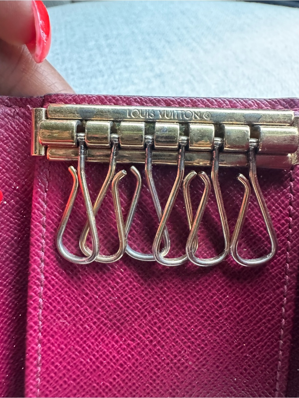 Louis Vuitton Multiclés 6 Monogram Fuchsia Key Holder M60701 - Picture 4 of 6